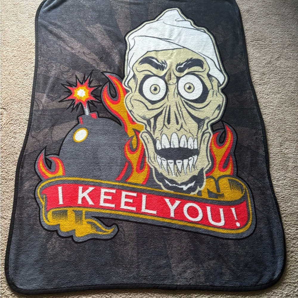 Rare Official Jeff Dunham Blanket of Achmed
